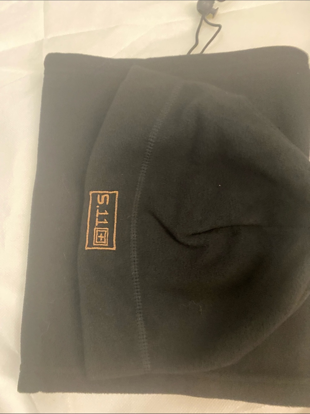 Windproof Neck Mask and Cap Set - Black